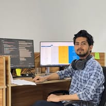 Kazi Shakib Uddin at a professional moment